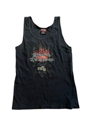 Vintage Y2K Harley
Davidson Rose 2005 L Size (236)